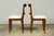 Set of 6 French Art Deco Walnut Dining Chairs in Ivory Ribbed Upholstery, 1930s For Sale - Image 12 of 18