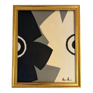 Contemporary Abstract Flowers. Expressionist Painting by Bryan Boomershine Framed For Sale