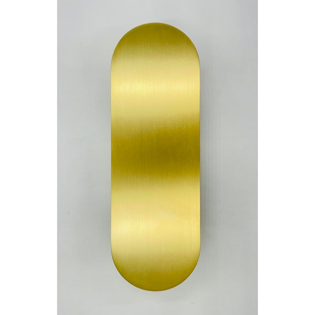 1980s 1980s Italian Brass Lucite Wall Sconce Tci Mini Jolly Modern Light For Sale - Image 5 of 16