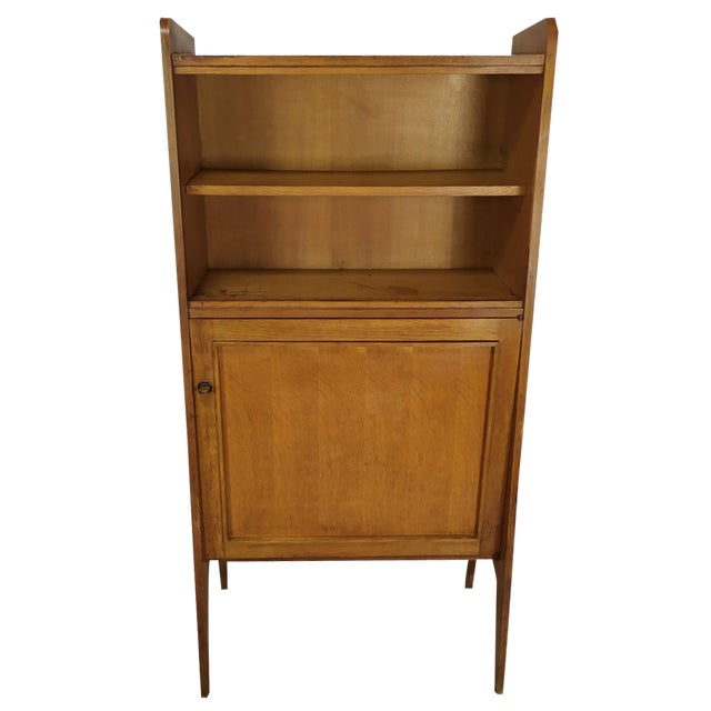 Vintage Secretaire in Oak, 1950 For Sale