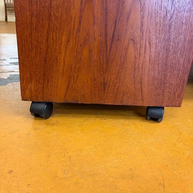Heltborg Mobler Danish Teak Dry Bar on Wheels For Sale - Image 16 of 16