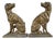 Bronze Dogs Fireplace Andirons, 1930s, Set of 2 For Sale