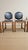 Vintage Wooden Dining Chairs with Black Leather Upholstery, 1940s, Set of 4 For Sale - Image 15 of 17