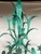 Vintage 1970s Italian Tole Chandelier With Verdigris Finish, Five Arms For Sale In New York - Image 6 of 12