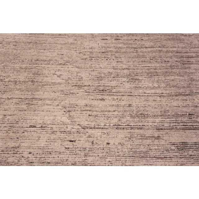 Modern Nazmiyal Collection Modern Wool Pile Area Rug For Sale - Image 3 of 6