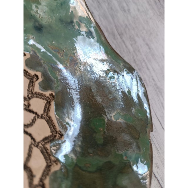 Green Lolita Plate by Daniela Proietti For Sale - Image 8 of 11