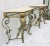 Metal Vintage Wrought Iron & Stone Side Tables - a Pair For Sale - Image 7 of 11