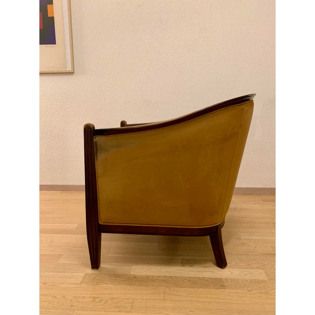 Art Deco Armchair in the style of Süe and Mare For Sale - Image 11 of 14