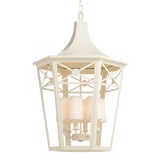 Image of Church Court Lantern, White For Sale