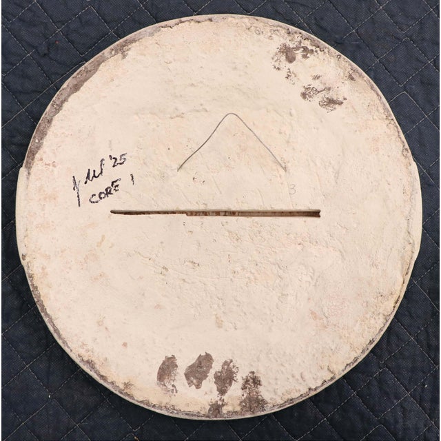 Contemporary 2025, Core 1, Contemporary Minimalist, Concrete and Copper Sculpture, Artist Joe Segal For Sale - Image 3 of 3