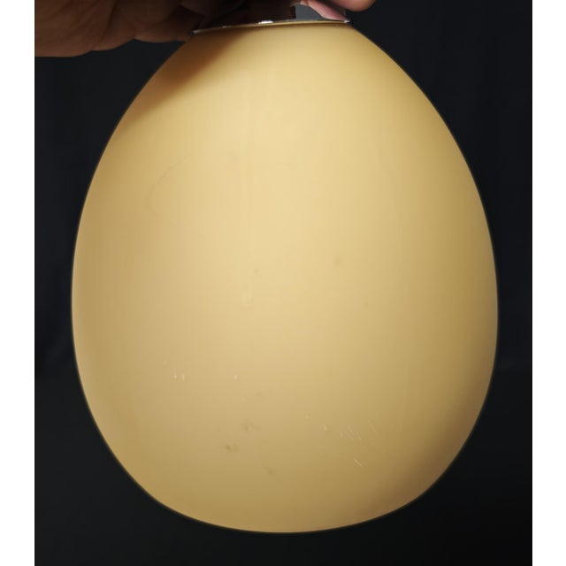 Vintage Golf Opal Glass Pendant Lamp from Leucos, 1980s For Sale - Image 14 of 18