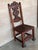 Renaissance 19th Century Set of Four French Carved Walnut Turned Wood Chairs with Claw Feet For Sale - Image 3 of 18