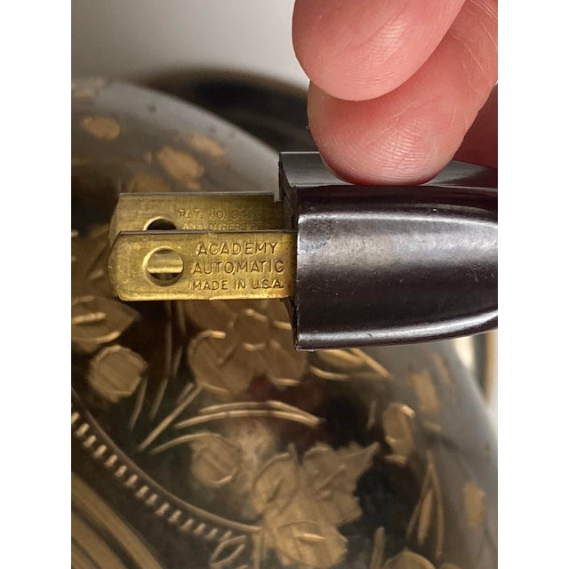 Mid 19th Century Brass Etched Ornate Indian Lamps - Set of 2 For Sale - Image 12 of 12