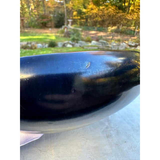 Arts & Crafts New Hampshire Pottery Rare Gunmetal Glaze Bowl For Sale - Image 13 of 13