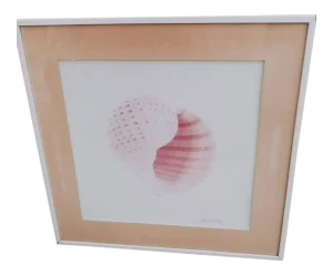 Vintage Greg Copeland Large Coastal Seashell Framed Signed Painting