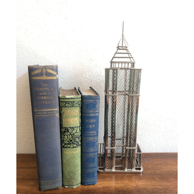 Empire State Building Metal Skyscraper Wire Sculpture For Sale In Fayetteville, AR - Image 6 of 9