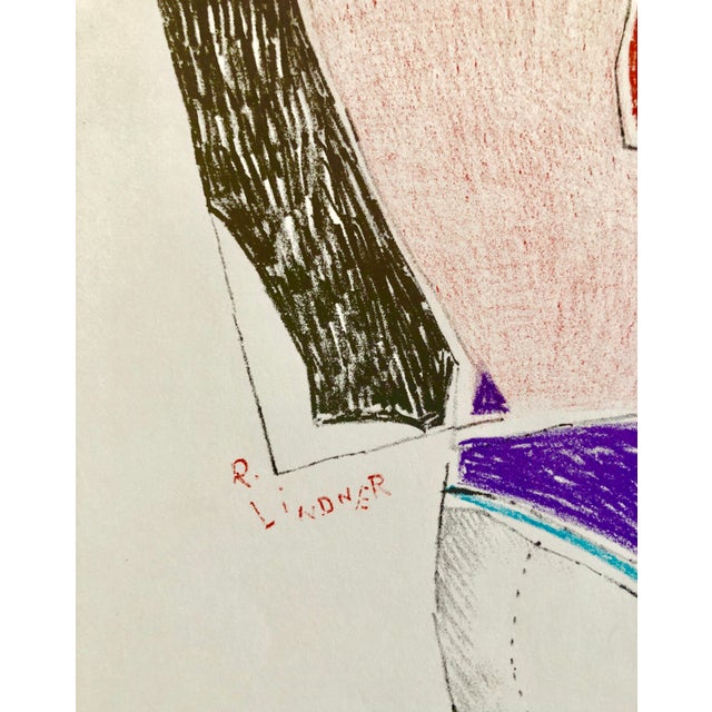 Pop Art Richard Lindner, Vintage Modern Lithograph Poster 1960s Pop Art Mod Figure, 1964 For Sale - Image 3 of 7