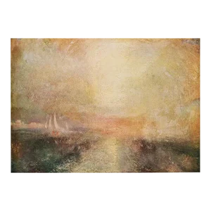 1960 After Joseph Turner "Yacht Approaching the Coast" Vintage First Limited Edition Print