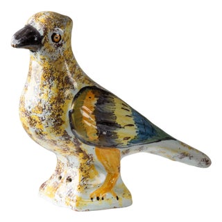 Bird Figurine in Earthenware For Sale