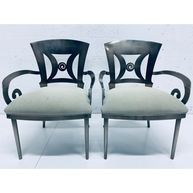 Design Institute of America Dining or Occasional Chairs - a Pair For Sale - Image 13 of 13