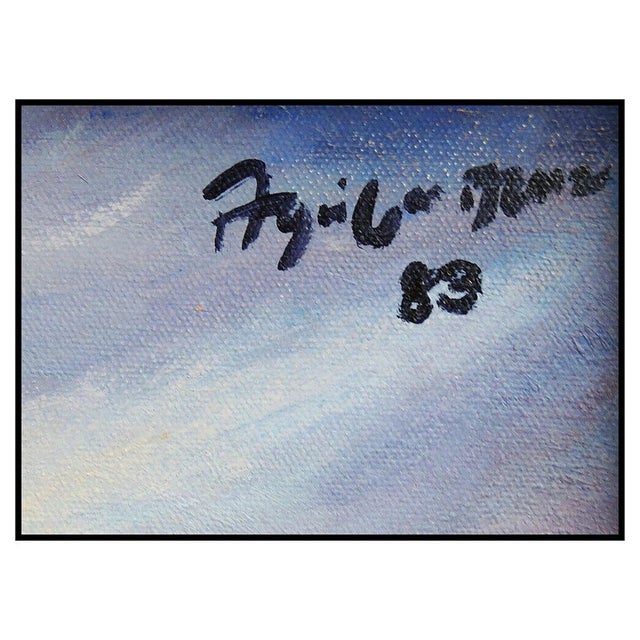 Contemporary 1980s Serene Romance, Federico Aguilar Alcuaz For Sale - Image 3 of 4