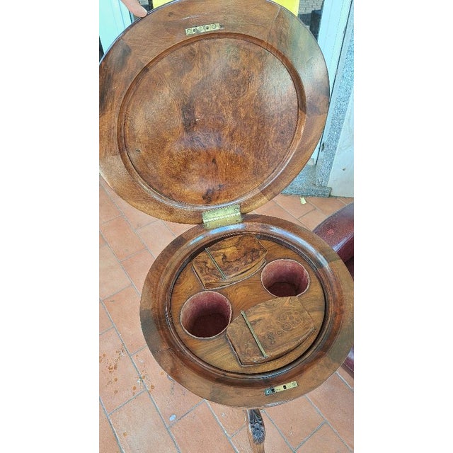 Victorian Coffee Table with Column Base, 1800s For Sale - Image 6 of 8
