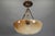 French Art Deco Cream Alabaster and Brass Pendant Light, 1920s For Sale - Image 17 of 18