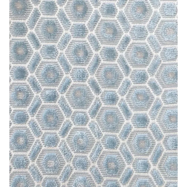 The House of Scalamandré Manetta Fabric, Powder Blue For Sale
