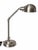 Contemporary Adjustable Industrial-Style Brushed Metal Task Lamp For Sale - Image 9 of 9