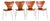 Mid-Century Model 3107 Chairs in Teak by Arne Jacobsen for Fritz Hansen, Set of 4 For Sale