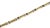Contemporary Mid 20th Century Long Tube 14k Two Tone Gold Link Bracelet For Sale - Image 3 of 5