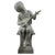 Louis Ernest Barrias, Little Musician, 1880, Carrara Marble For Sale