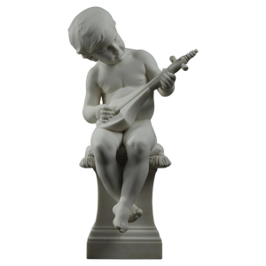 Louis Ernest Barrias, Little Musician, 1880, Carrara Marble