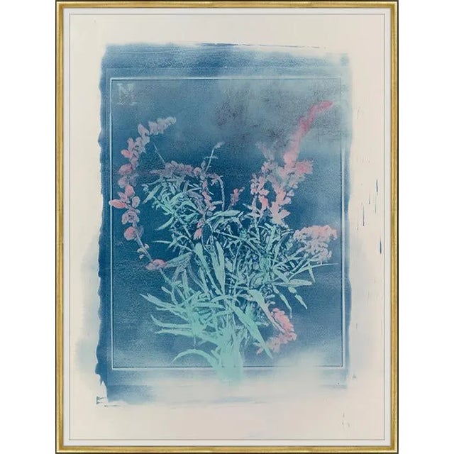 Prussian Blue 2 Art Print - Framed For Sale