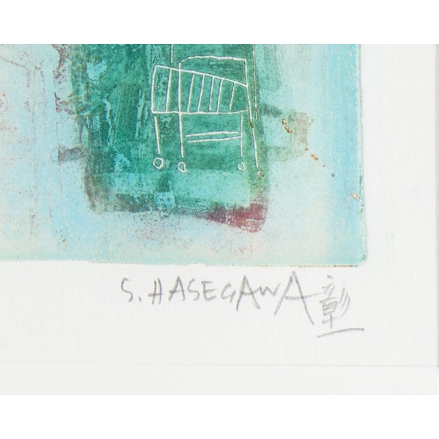 Abstract Intaglio Print by Shoichi Hasegawa For Sale - Image 4 of 8