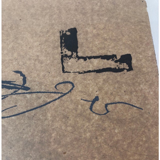 Paint Antoni Tàpies, Antoni Tapies Post Modern Abstract Expressionist Aquatint For Sale - Image 7 of 9