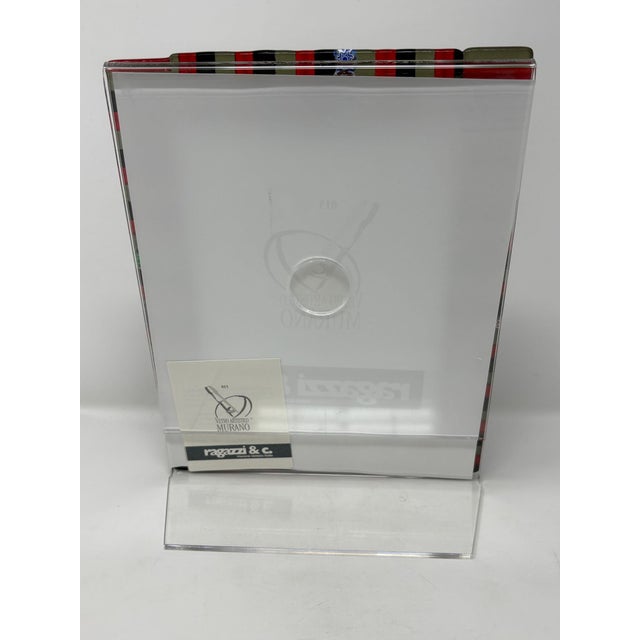 2010s Murano Glass Picture Frame For Sale - Image 5 of 5