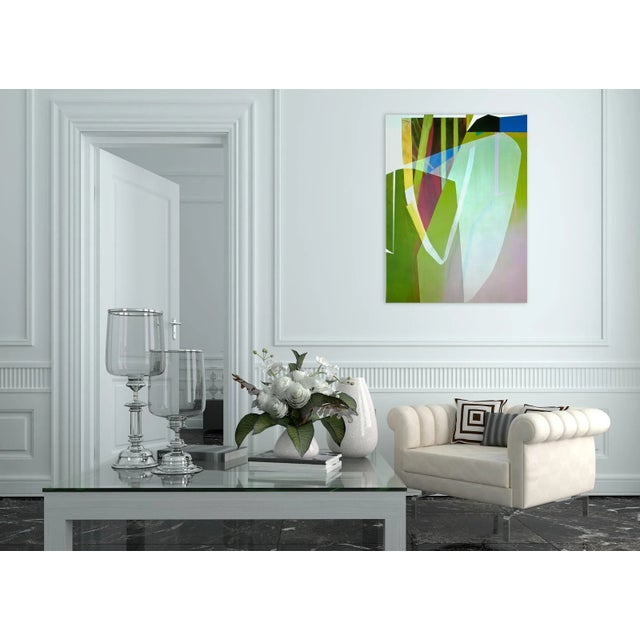 Acrylic on linen Edition: Unique, Unframed. This acrylic painting on linen is one of 8 medium-scale paintings that...