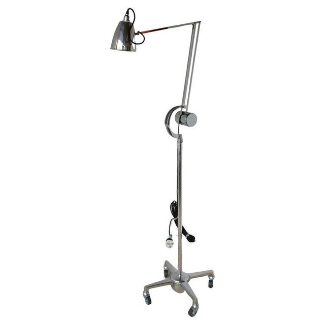 Metal Counterpoise Trolley Floor Lamp by Hadrill & Horstmann For Sale - Image 7 of 7