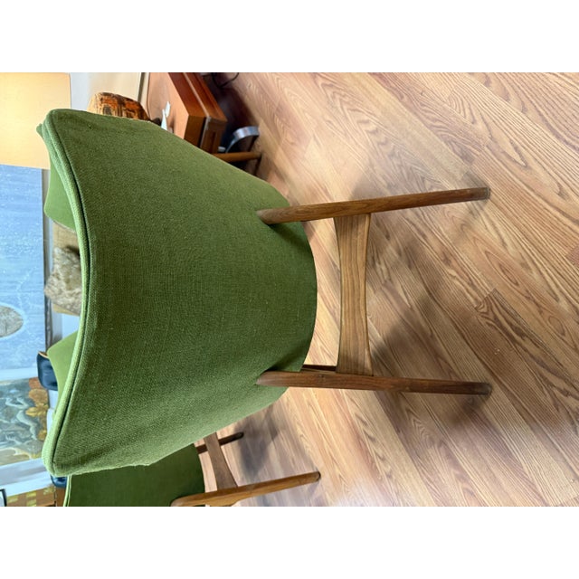 Set of 4 1970’s Walnut Chairs Attributed to Adrian Pearsall For Sale - Image 11 of 14