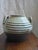 Mint Mid-Century Modern Ribbed Studio Pottery Drip-Glaze Double-Handled Urn Vase For Sale - Image 8 of 12