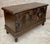 Antique Spanish Baroque Walnut Trunk with Carved Frame, 1890s For Sale - Image 4 of 17