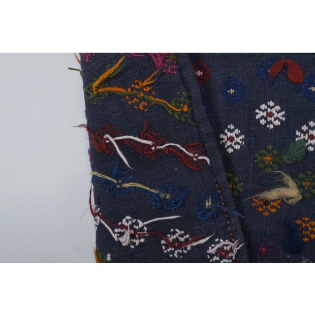 Turkish Jajim Flat-Weave Textile 6'7'' X 9'8'' For Sale - Image 10 of 12