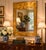 A striking vintage chinoiserie wall mirror by La Barge, made in the USA circa 1980. This elegant piece features reverse-...
