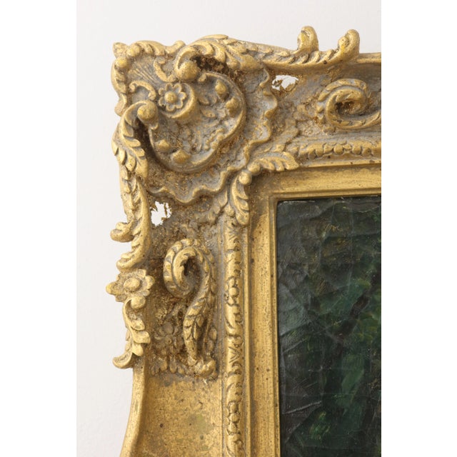 Woman W. Bonnet in Field Framed Oil Painting on Canvas For Sale - Image 4 of 9