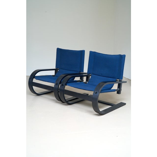 Vintage Italian Lounge Chairs by De Pas Durbino and Lomazzi for Poltronova, 1970s, Set of 2 For Sale - Image 6 of 18