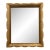 Vintage Gold Scallop Framed Mirror For Sale
