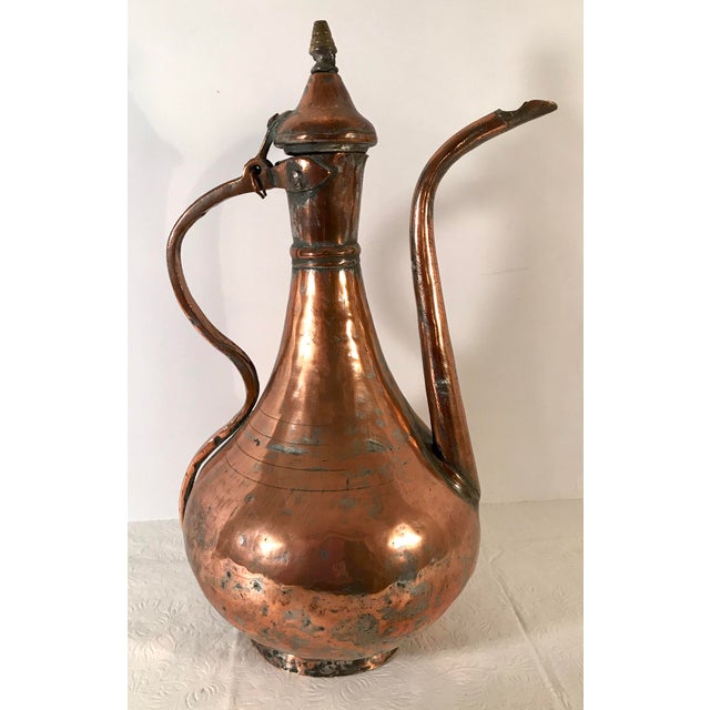 Vintage Moroccan Copper Tea Pot Kettle Chairish