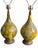 Mid-Century Modern Mid Century 1960s Lava Glaze Yellow Table Lamps- A Pair For Sale - Image 3 of 10