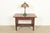 Antique Arts & Crafts Table Lamp With Painted Glass Landscape Scene Shade, Circa 1920s For Sale - Image 14 of 16